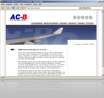 Website AC-B GmbH